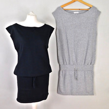 Look Black Grey T-Shirt Dress Bundle Size 8 Drop Waist