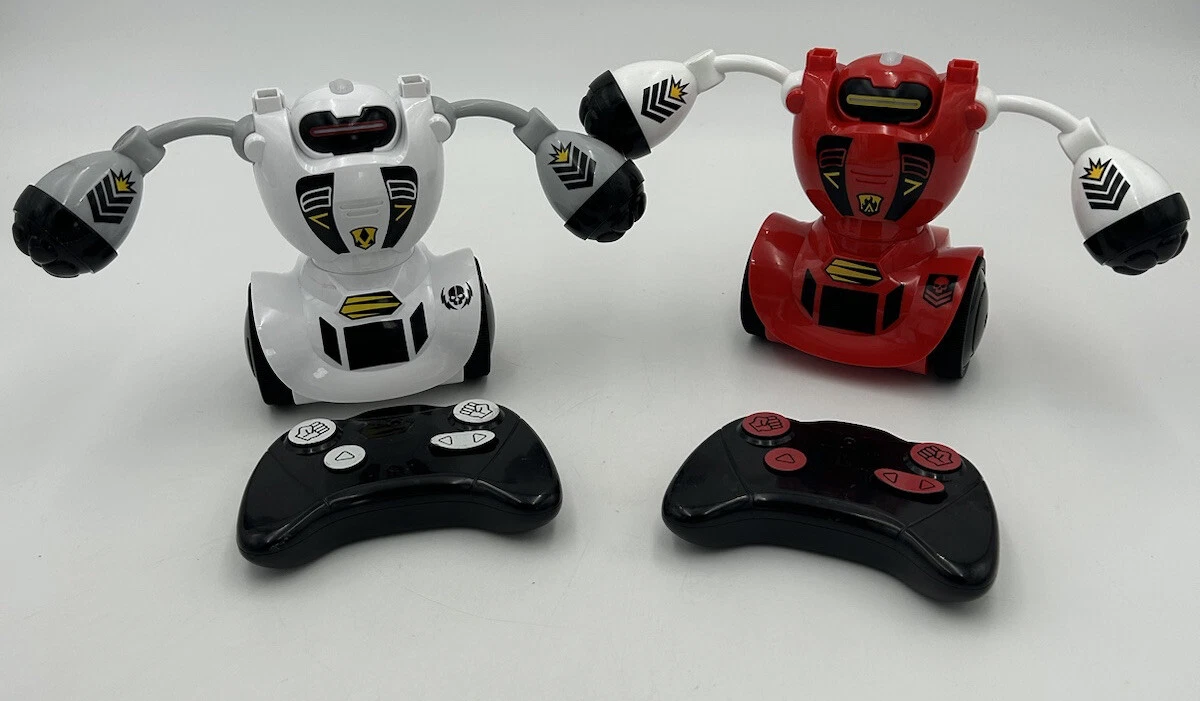 Sharper Image Remote Controlled Multiplayer Red White Robot