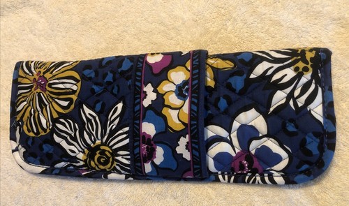 Vera Bradley Curling & Flat Iron Cover Pocket Retired Pattern African Violet NWT - Picture 4 of 4