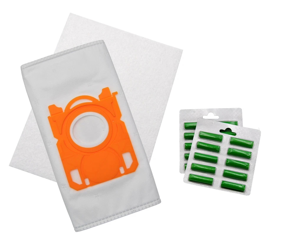 20 Staubsaugerbeutel + Filter + 20 Duft grün geeignet AEG VX9-2-ÖKO GR210S s-Bag