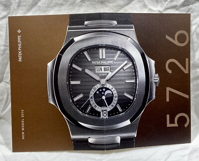 PATEK PHILIPPE Booklet 5726 Nautilus Caliber 324 S QA LU 24H 2010 OEM /
