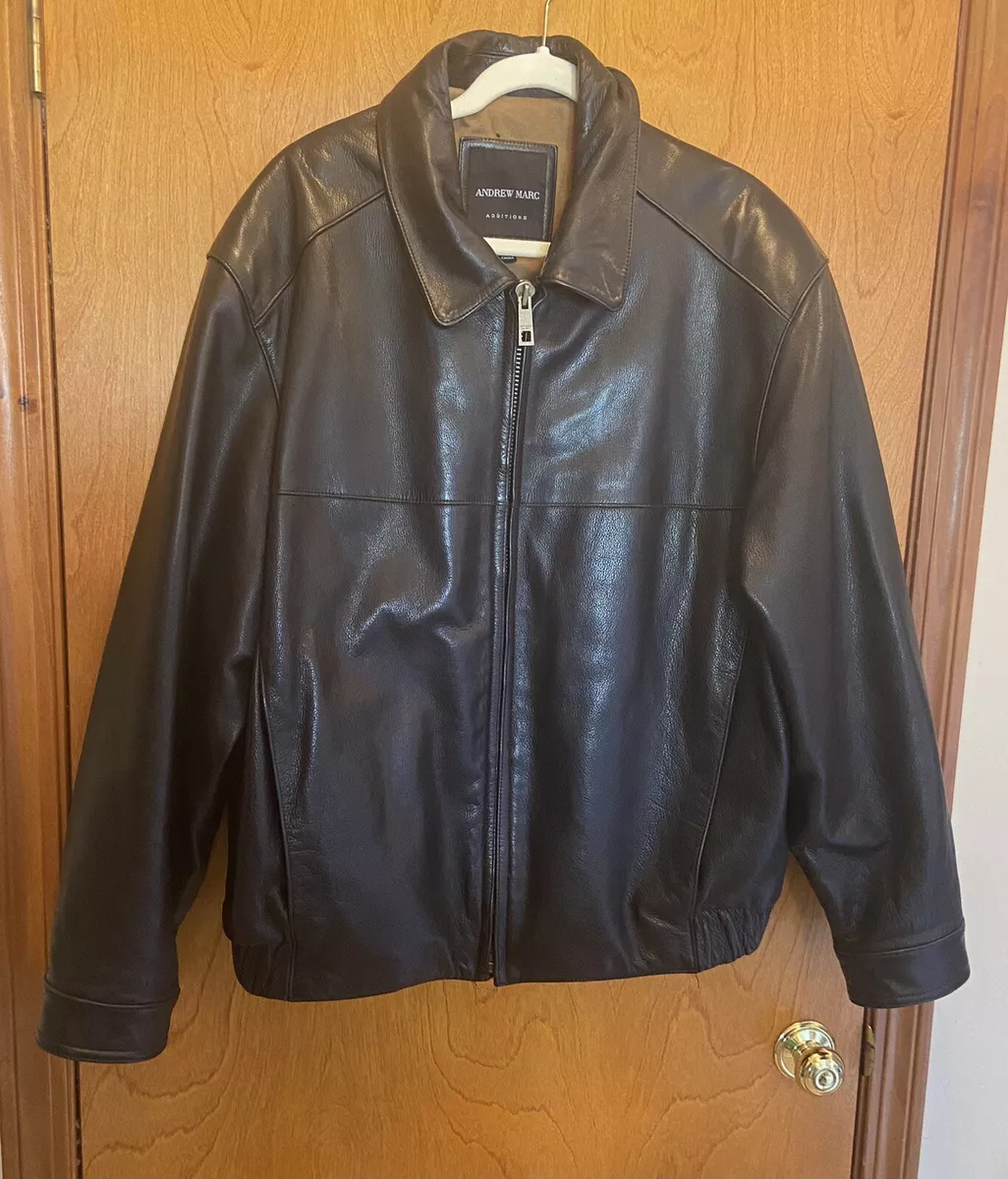 Andrew marc additions leather clearance jacket