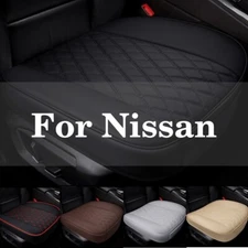 For Nissan Car Front Seat Cover Leather Chair Cushion Protector 3D Full Surround