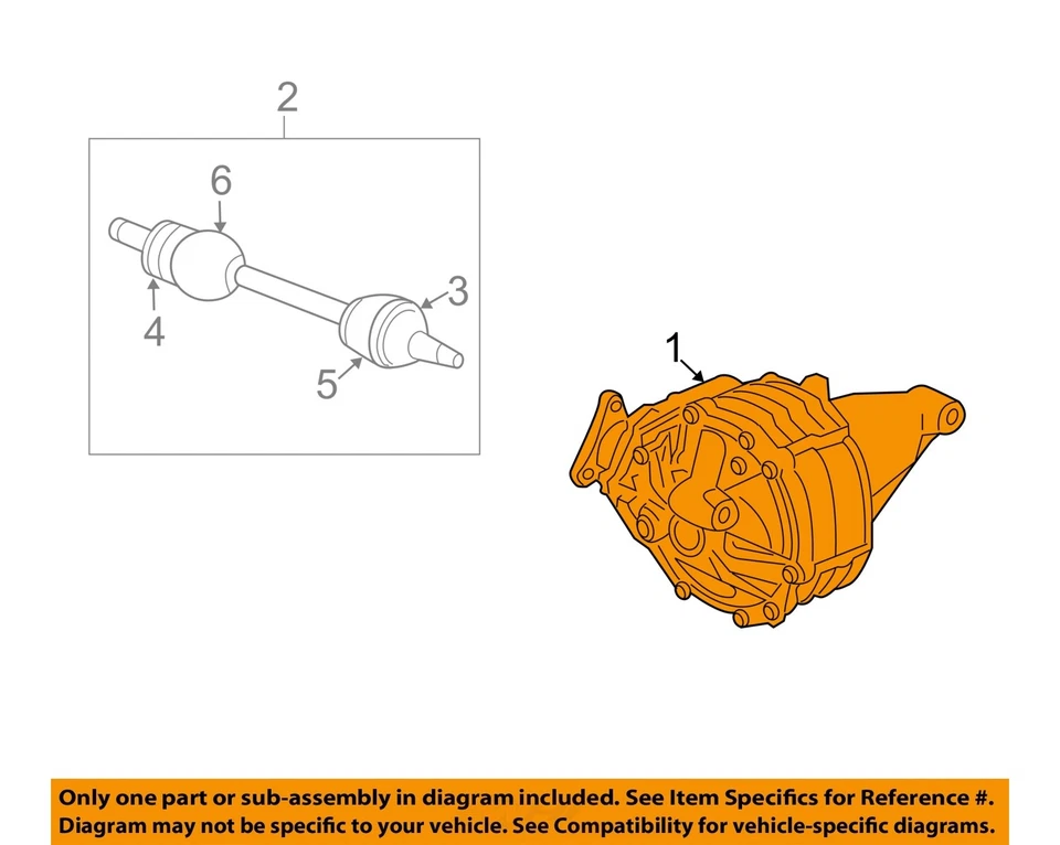 Used Differential Carrier Assembly fits: 2010 Cadillac Sts Rear AT Base 3.23 rat - Image 3 of 4