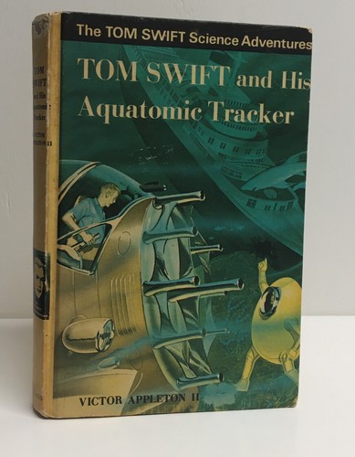 2x Vintage Tom Swift & His Aquatomic Tracker Science Adventures books 70's 60's - Picture 5 of 19