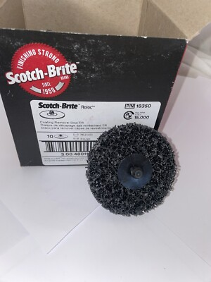 #ad #ad Qty 10 Scotch Brite Roloc 3” Coating Removal Disk 18350 Extra Coarse $87.00