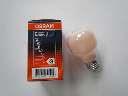 Osram Glühlampe Bella T55 SIL 60W – Klassische Birne Mit E27 Sockel, 630 Lumen, Opal