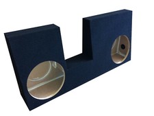 2008 Ford F250 / F350 SUPERCREW CAB 2-10" Sub Subwoofer Speaker Box Black