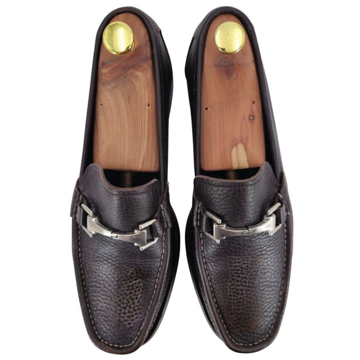 Allen Edmonds Italy Firenze Dress Shoes Men 9 Brown Pebble  display picture 2