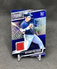 2016 Panini The National VIP Byung-Ho Park /25 2 COLOR PATCH SILVER MOJO SSP RC!