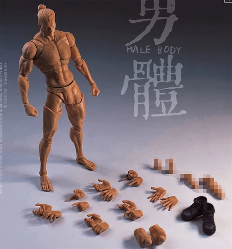 1/12 Romankey X COWL Super-flexible Body Muscle Action Figure 12inches - Picture 3 of 16