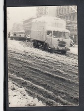 Fotografia Foto Camion Fiat 682 Sotto La Neve 1963 KK3927