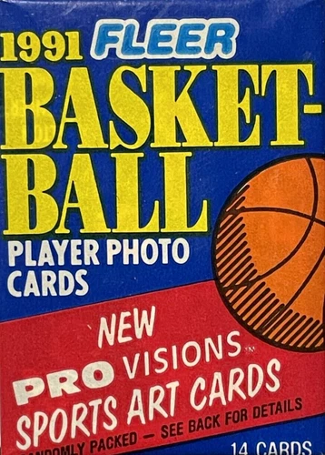 1991-92 Fleer Series 1 - SEALED PACK - [14 Cards] - Jordan Bird Magic - Picture 1 of 2