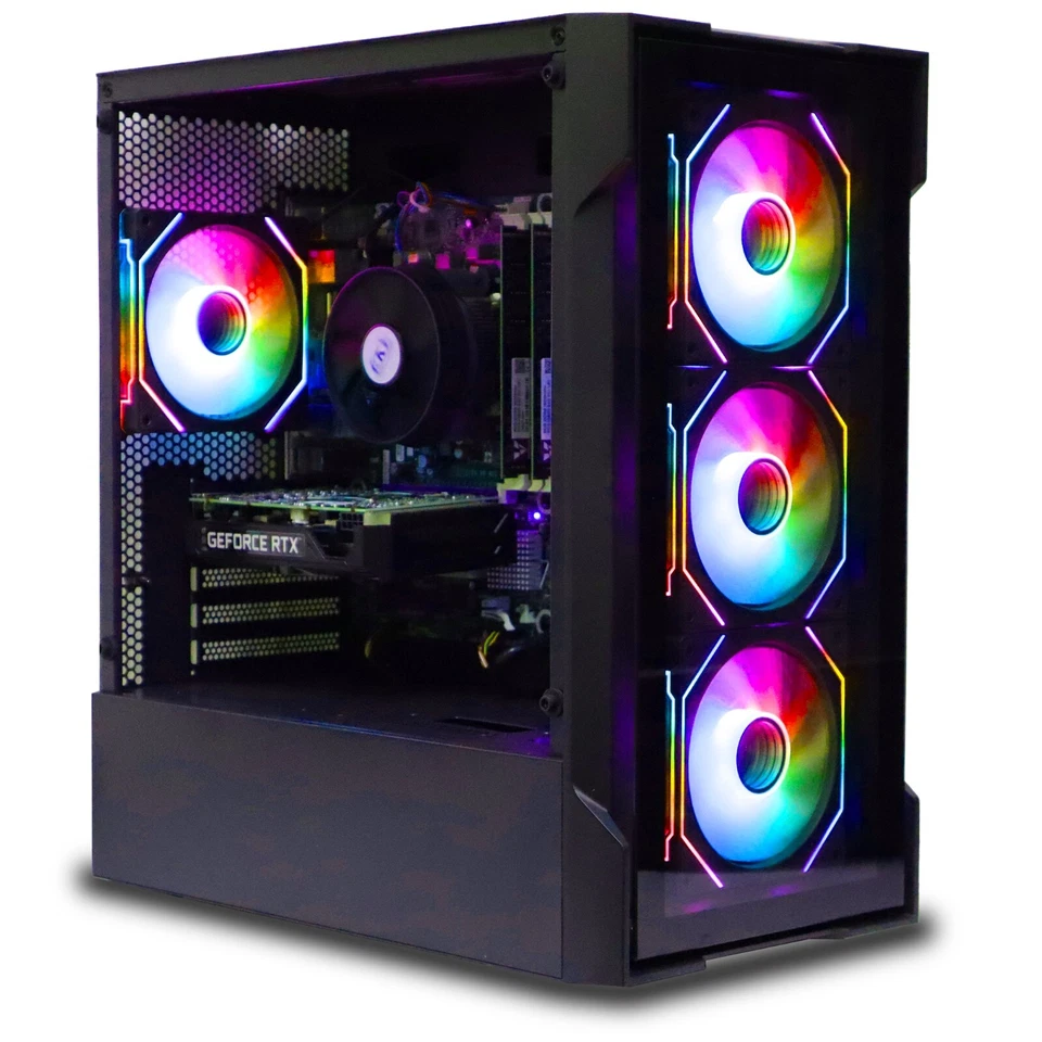 Gaming Rápido PC Intel Quad Core i7, 16GB RAM, GTX 1650 , 1TB SSD, Windows 10 - Imagen 4 de 4