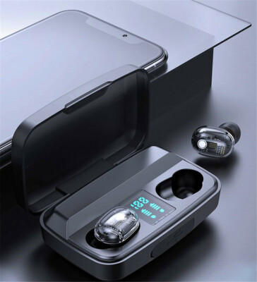 Wireless Earbuds,Bluetooth 5.0 Earbuds with 3000mAh Charging Case LED Battery 