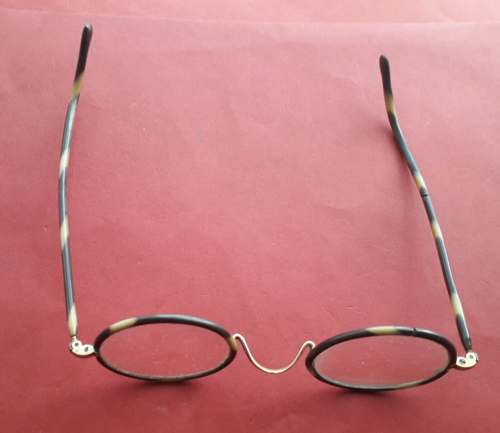Oval Spectacles / Glasses - Tortoise Shell - Dixie, Birmingham (vintage) - Picture 4 of 5