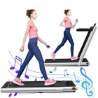 Motorized Treadmill Folding Under Desk Electric Treadmill W/APP Silver