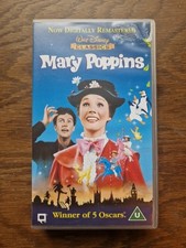 Mary Poppins Walt Disney PAL VHS Tape Julie Andrews