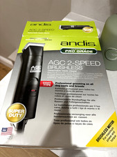 Andis AGC 2-Speed Brushless Dog Grooming Clipper with set of Detachable Blades