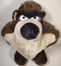Warner Bros/Mighty Star  Tasmanian Devil TAZ Plush 1990 Pre-owned 