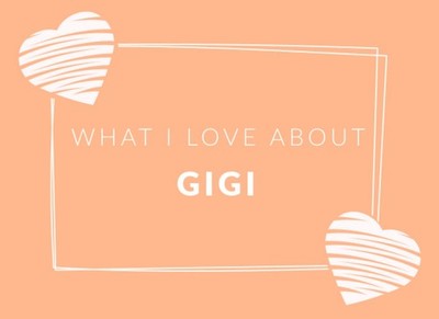 What I Love About Gigi: Prompted Fill In The Blank Book Journal | Sentimental Gi