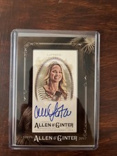 2017 Topps Allen and Ginter Mini Framed Auto Allie LaForce #MA-AL Sportscaster