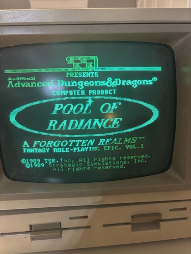 Jeu de disquette vintage Dungeons & Dragons Pool of Radiance SSI Apple IIe IIc - Photo 10/10