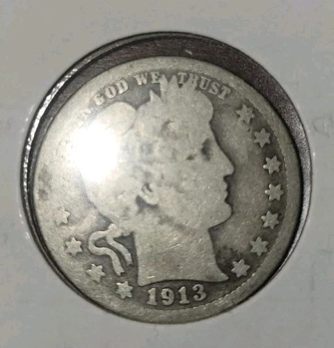 1913-D Barber Quarter