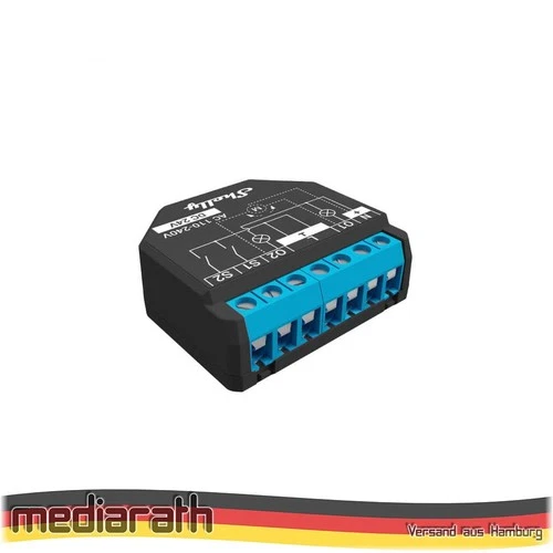 Shelly Plus 2PM 16A DC-AC Schalter WiFi Power Metering pro Kanal Tasmota 15