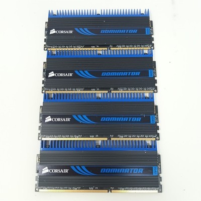 [Lot of 4] Corsair Dominator 2GB DDR3-1600 CL8 Desktop RAM CMP8GX3M4A1600C8 Ver