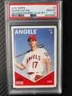 2018 Topps 582 Montgomery Club Set 1 Shohei Ohtani Rookie PSA 10 #4