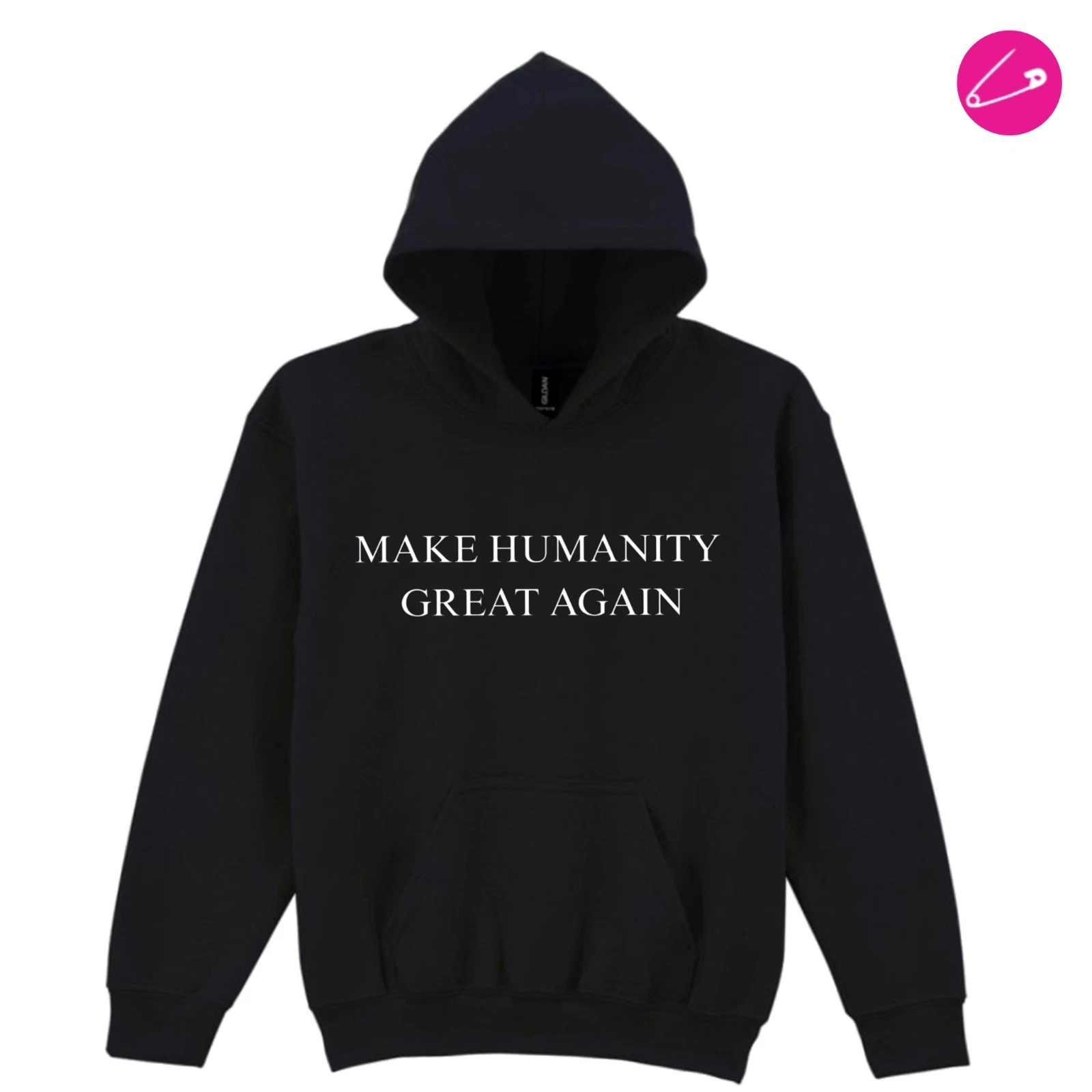 Make Humanity Great Again Black Hoodie Emo Alt Pullover Hoodie