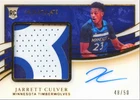 Jarrett Culver 2019 Immaculate Premium Patch RC Auto /50 Minnesota Timberwolves