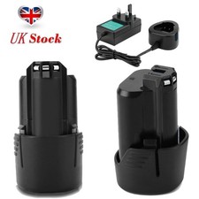 Batteria/Caricabatterie per Bosch 3AH 10,8V Li-ion GSR GSA10.8V-Li BAT411 BAT412 BAT413A