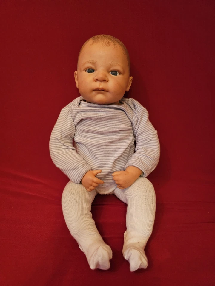 Reborn Babypuppe, Mix u.a.  Linde Scherer, Neu - Bild 3 von 4