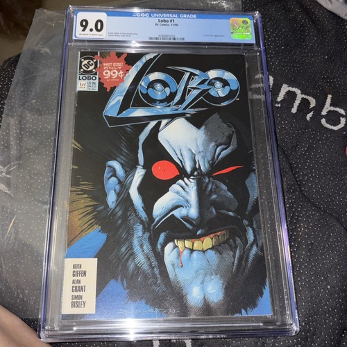 LOBO #1 (DC Comics, 11/90) Giffen Grant Bisley CGC Graded 9.0