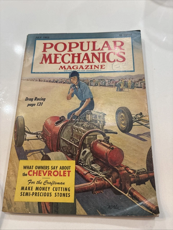 Popular Mechanics Magazine from July 1953 - Image 2 of 4