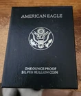 1995 p silver proof American eagle in original packaging