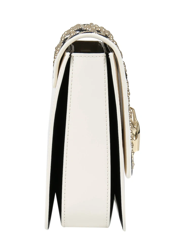 Bolso de hombro grande Roberto Cavalli Class GWLPCN 010 Milano Rmx 01 negro/blanco Foto 3 de 4