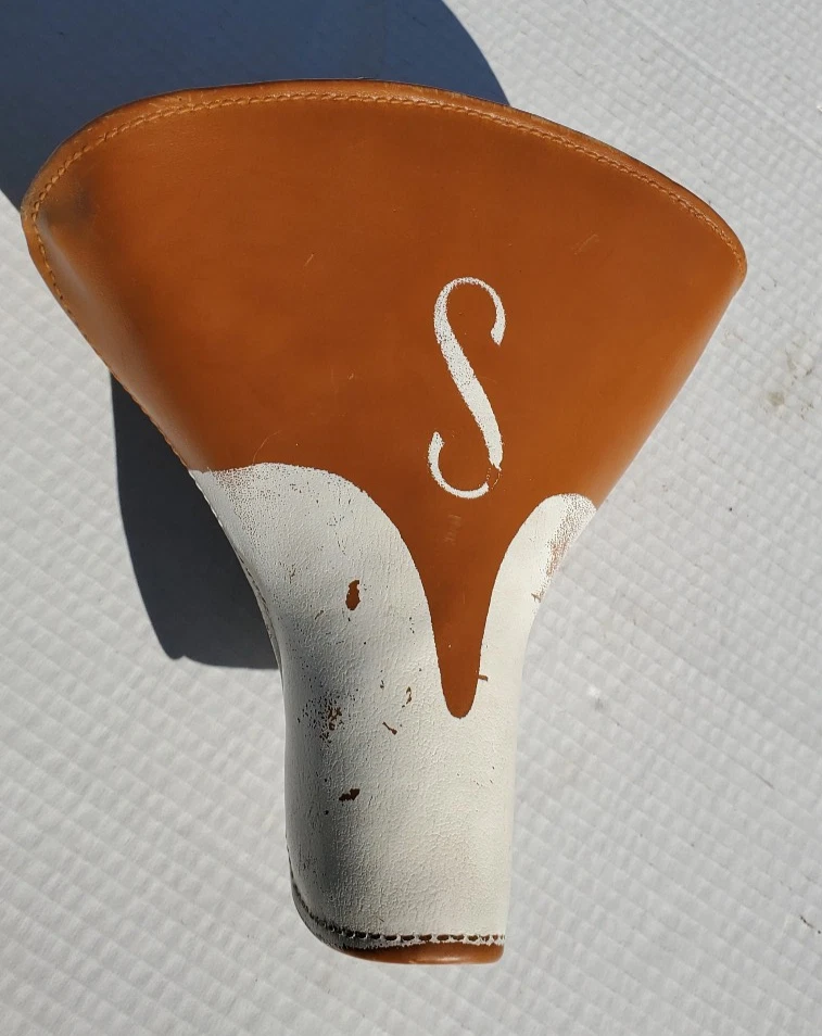 Vtg Schwinn S Seat Messinger Bicycle Saddle Coppertone Panther Jaguar Collegiate - Image 2 of 4