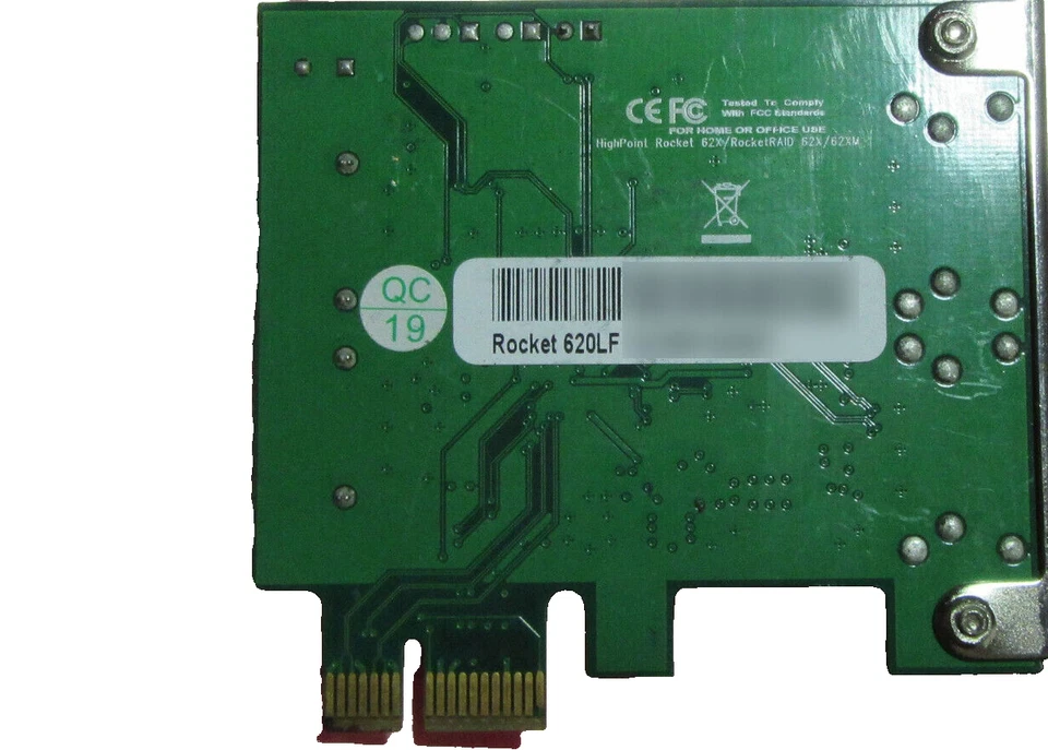 Genuine Highpoint Rocket 62X 620LF 2-Channel PCIe II to SATA III Host Adapter - Image 3 of 3