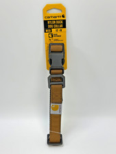 Carhartt Nylon Duck Dog Collar Brown/Tan Medium 12"-18"