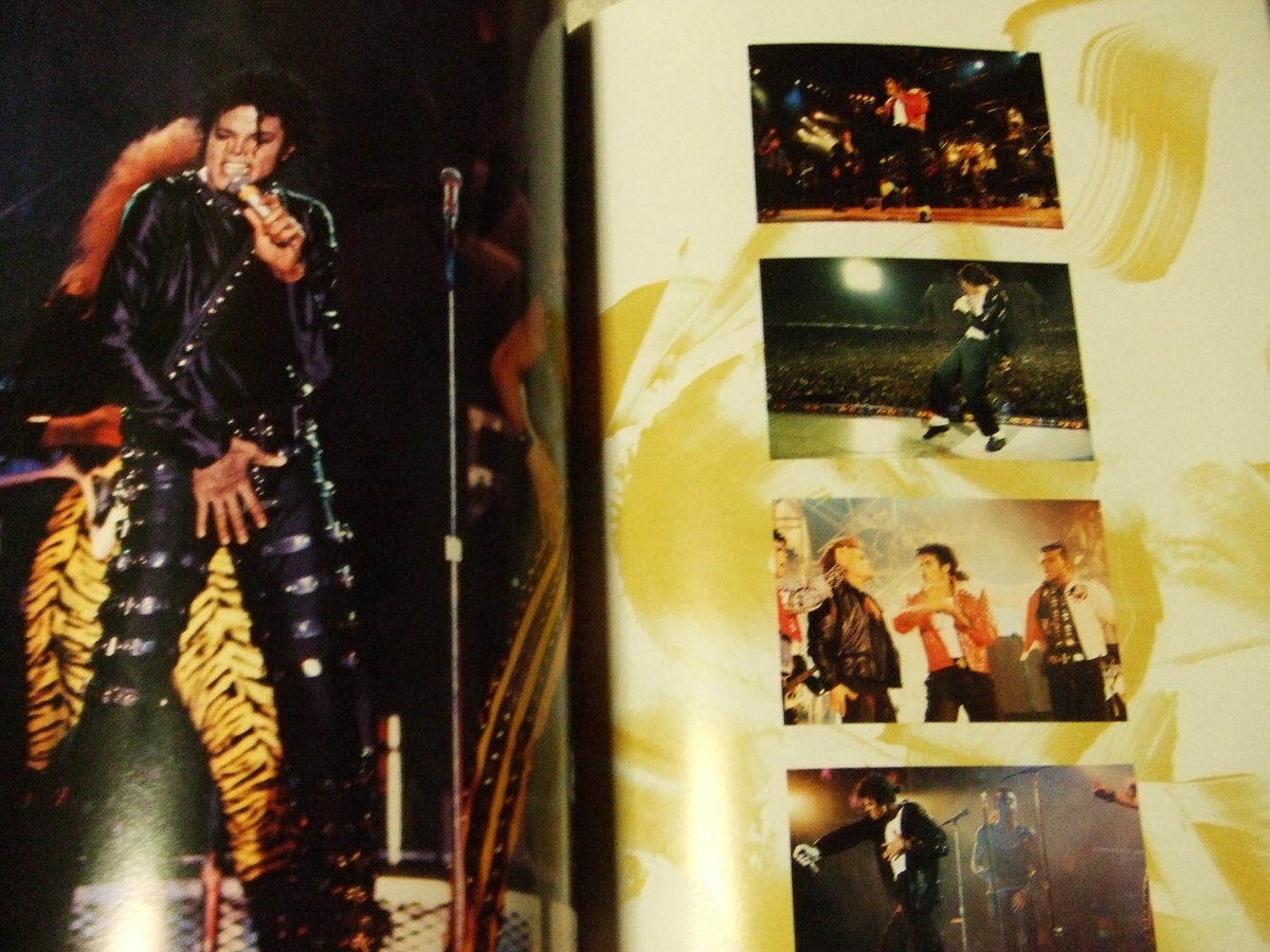 1987 vintage Michael Jackson in Japan book W/ Poster photo