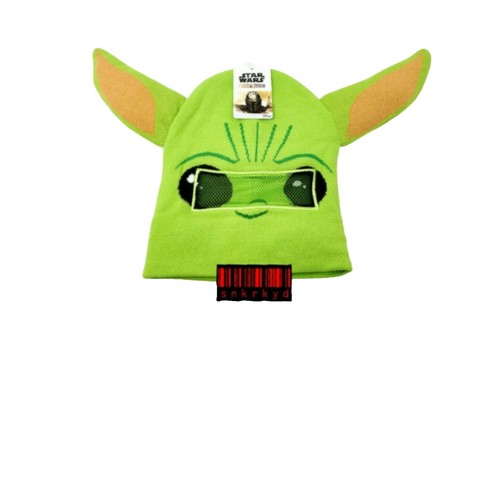 Ruz Stars Wars Hat Green The Mandalorian Grogu Hat Santa Hat Christmas Hat Gift Star Wars Mandalorian Grogu Green Santa Hat with Ears  main image 4