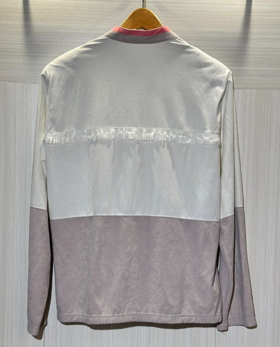 Giacca Fila Vintage con Frange e Zip Pickleball Tennis Retrò Sportiva