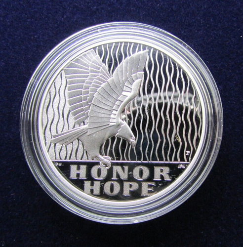 2011 1oz Silver Round Sept 11 National Proof Commemorative Medal w/ OGP & COA - Picture 4 of 5