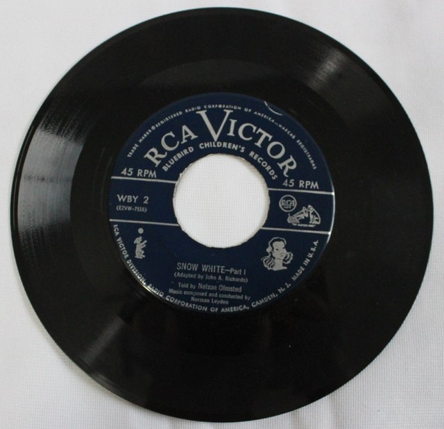 Vintage RCA Victor Bluebird Children's Records 45 RPM Snow White WBY 2 eBay