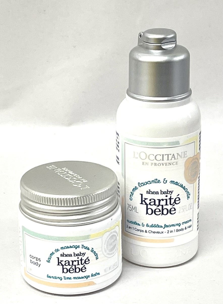 NEW L'OCCITANE SHEA BABY/KARITE BEBE PAMPER GIFT BOX *GREAT