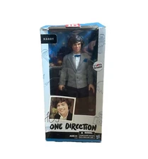 New Hasbro One Direction Doll Harry Styles Gray Suit Bow Tie RARE!