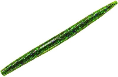 YUM Dinger Wurm Bass Fishing Weichen Köder W / Haken Slot 5 IN Fasching 8 / Pk